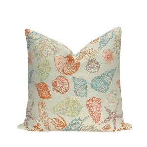 20x20in Anahola Pillow Cover, Coral