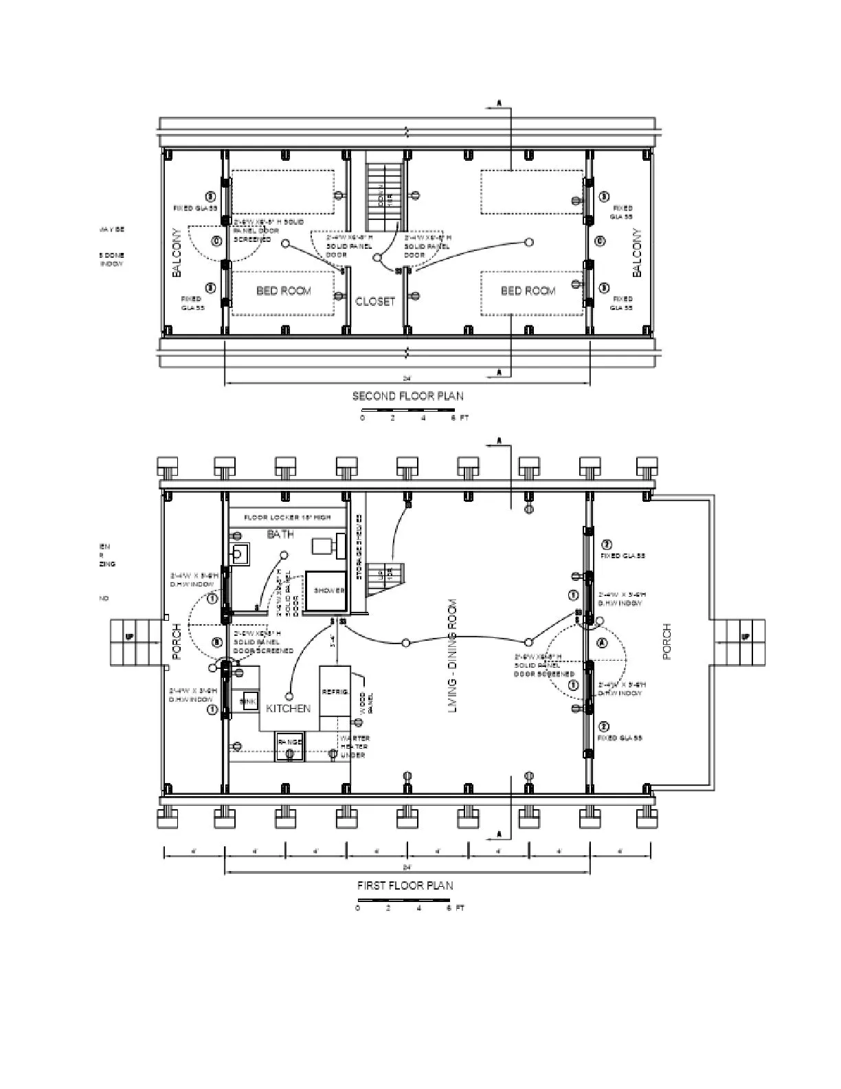 A-Frame Cabins Plans 24' x 21' Two Story A Frame Cabin Vacation Tiny House DIY