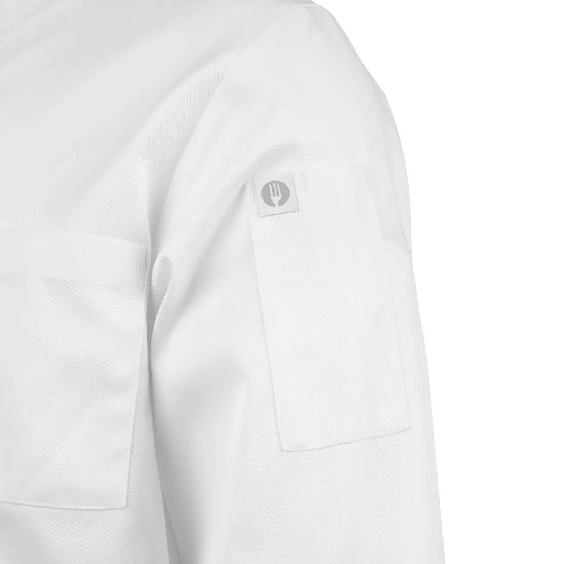 A371-XL Chef Works Unisex Le Mans Chefs Jacket White XL