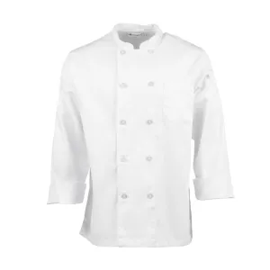 A371-XL Chef Works Unisex Le Mans Chefs Jacket White XL