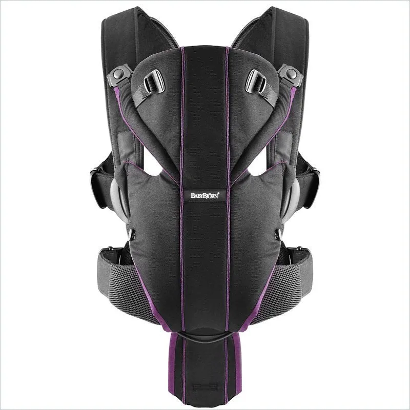 Baby Bjorn Miracle Baby Carrier in Black/Purple