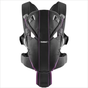 Baby Bjorn Miracle Baby Carrier in Black/Purple