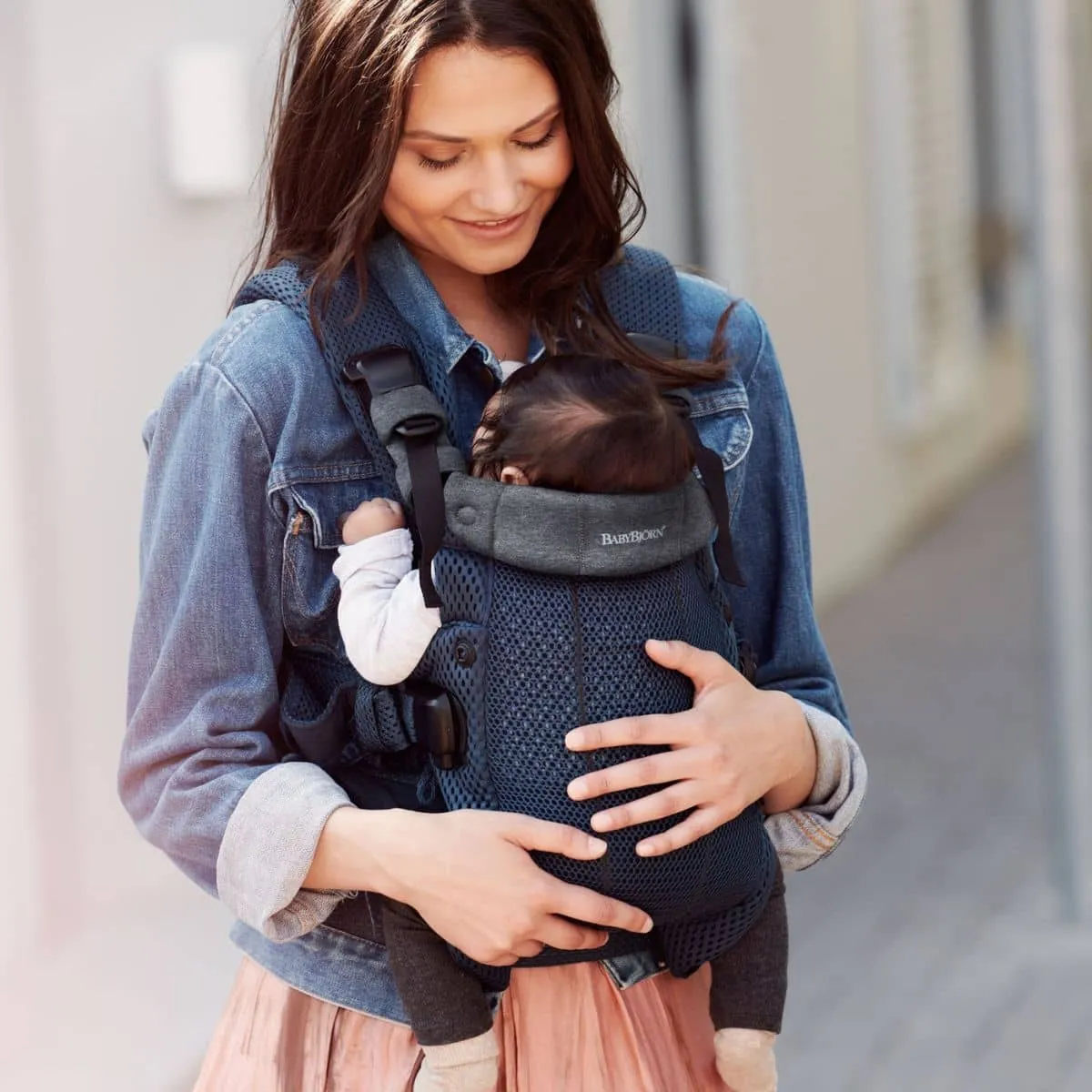 BabyBjorn Baby Carrier Harmony - Navy Blue 3D Mesh