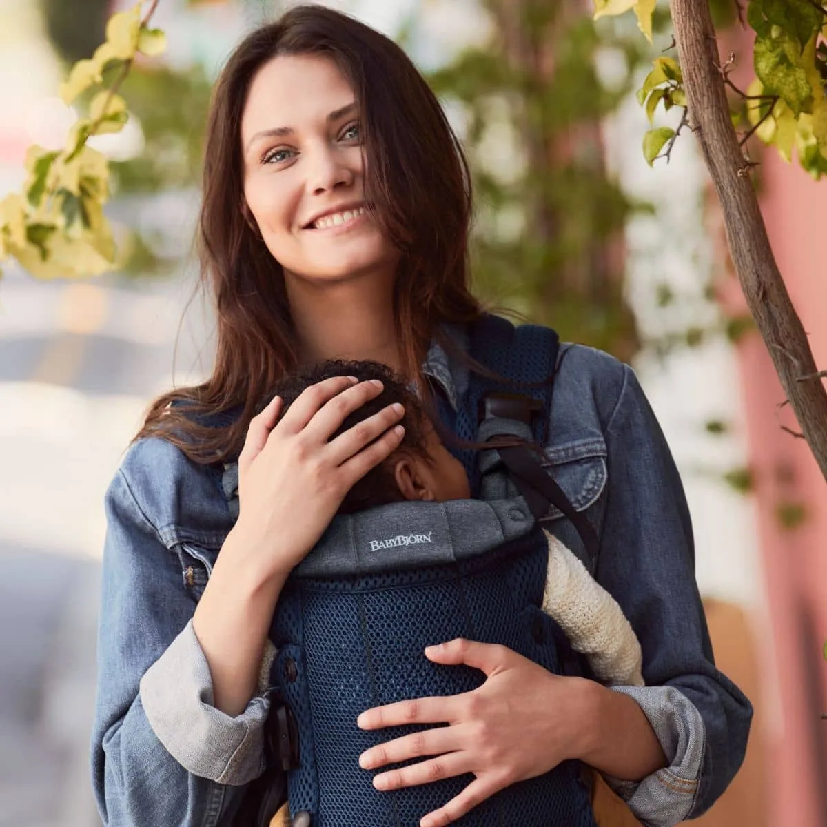 BabyBjorn Baby Carrier Harmony - Navy Blue 3D Mesh