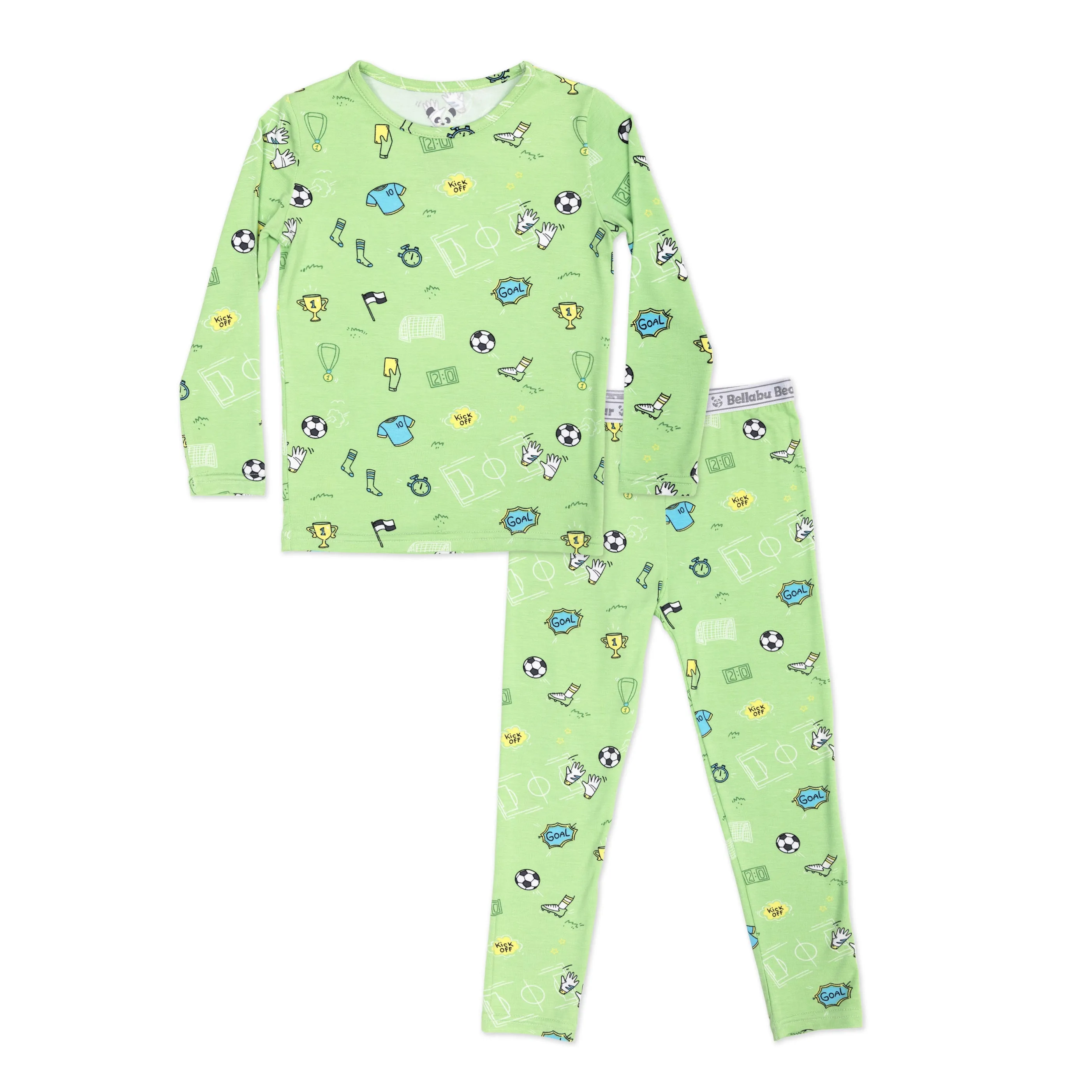 Bellabu Bear 2 piece PJ Set - Soccer