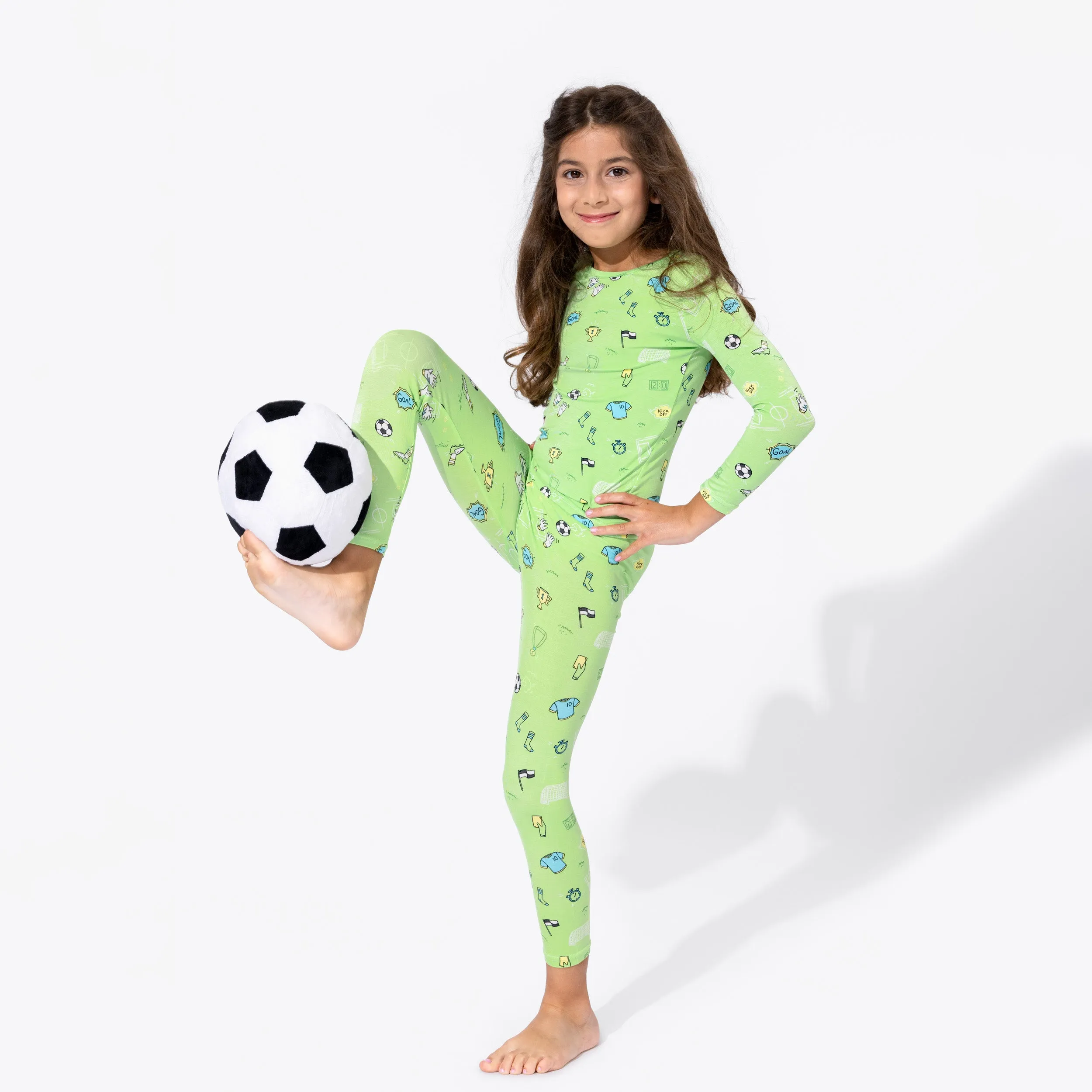 Bellabu Bear 2 piece PJ Set - Soccer