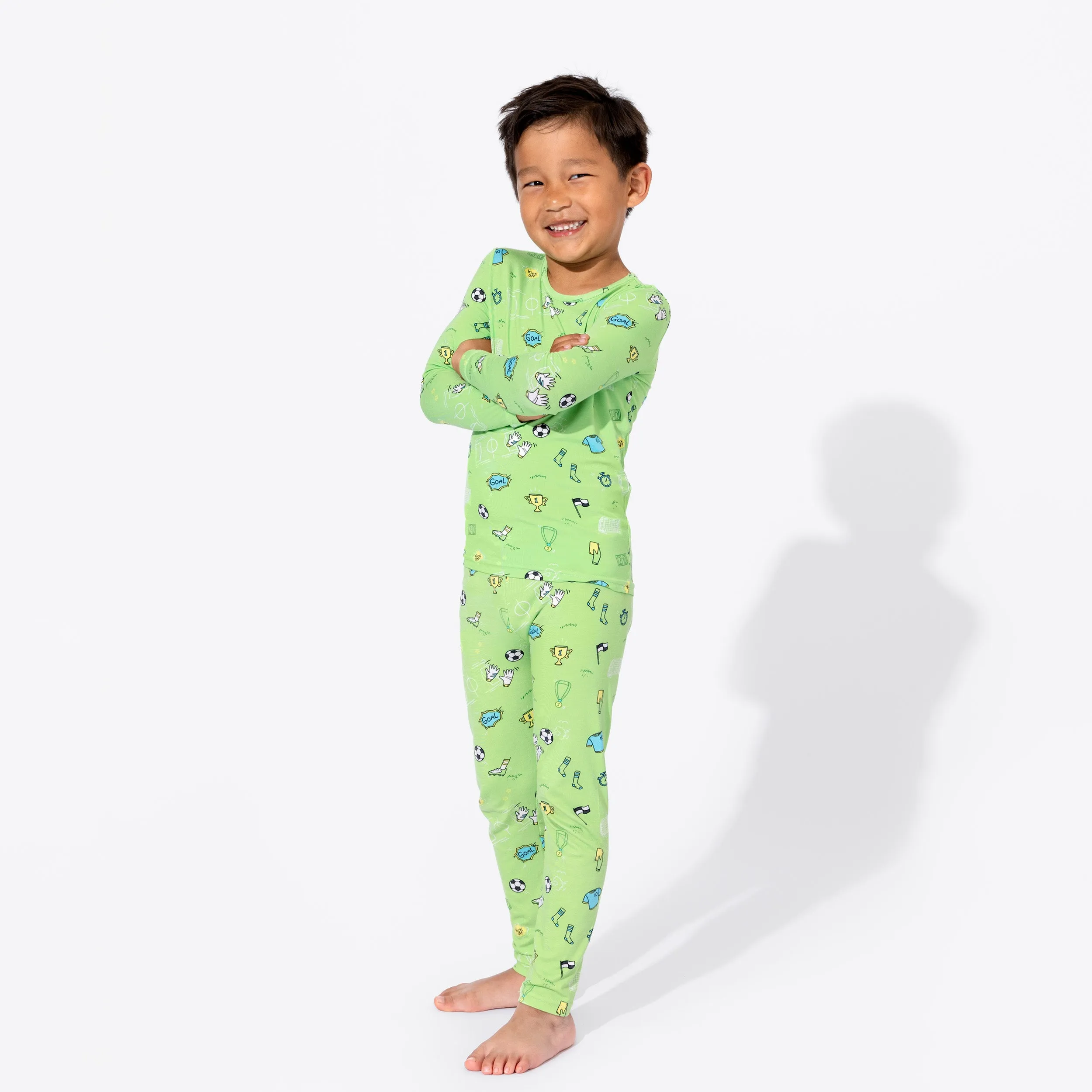 Bellabu Bear 2 piece PJ Set - Soccer