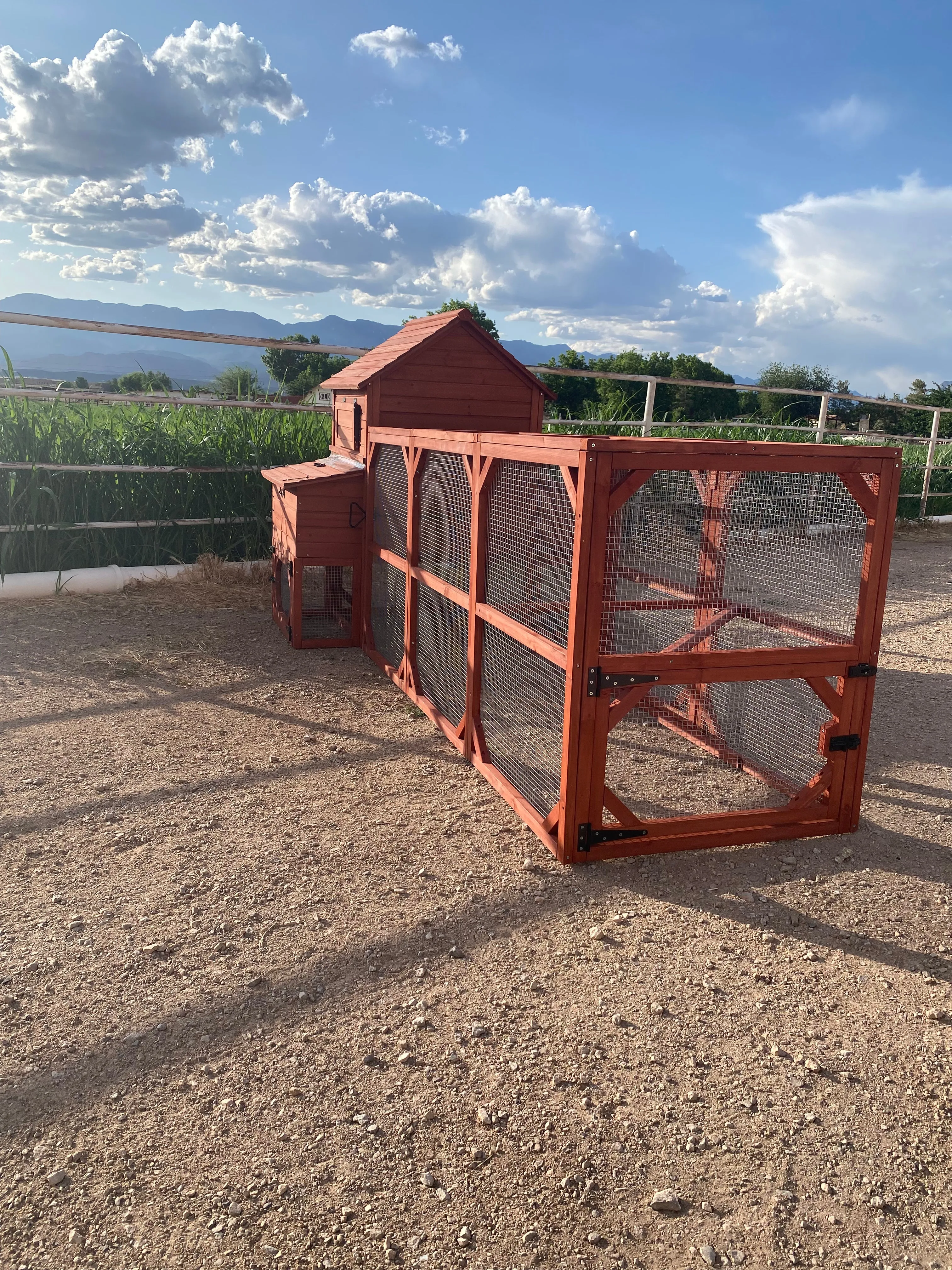 BUNDLE: Orpington Lodge Chicken Coop   Run Extension   Run Roof