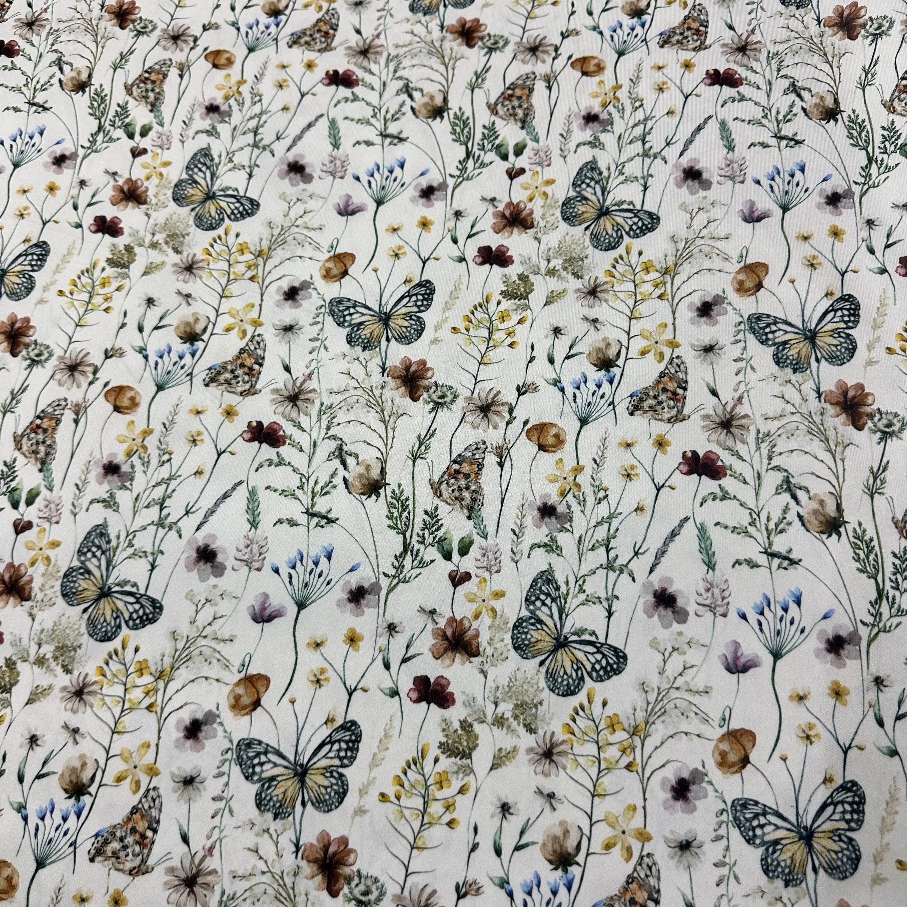 Butterfly Field 1 mil PUL Fabric - Made in the USA