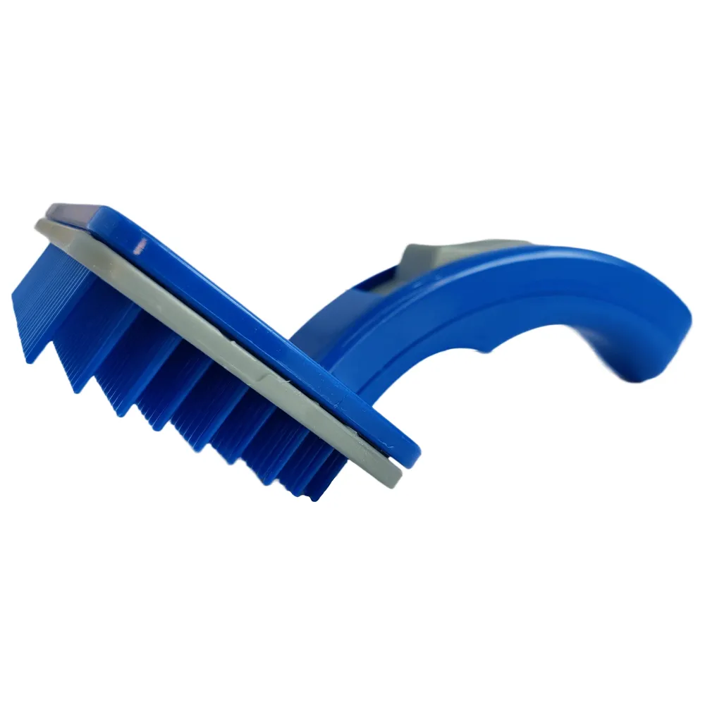 Chullbull Soft Slicker Brush for Dogs (Blue)