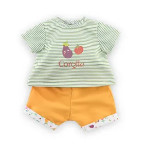 Dolls Clothing - 12" T-Shirt & Shorts Garden Delights