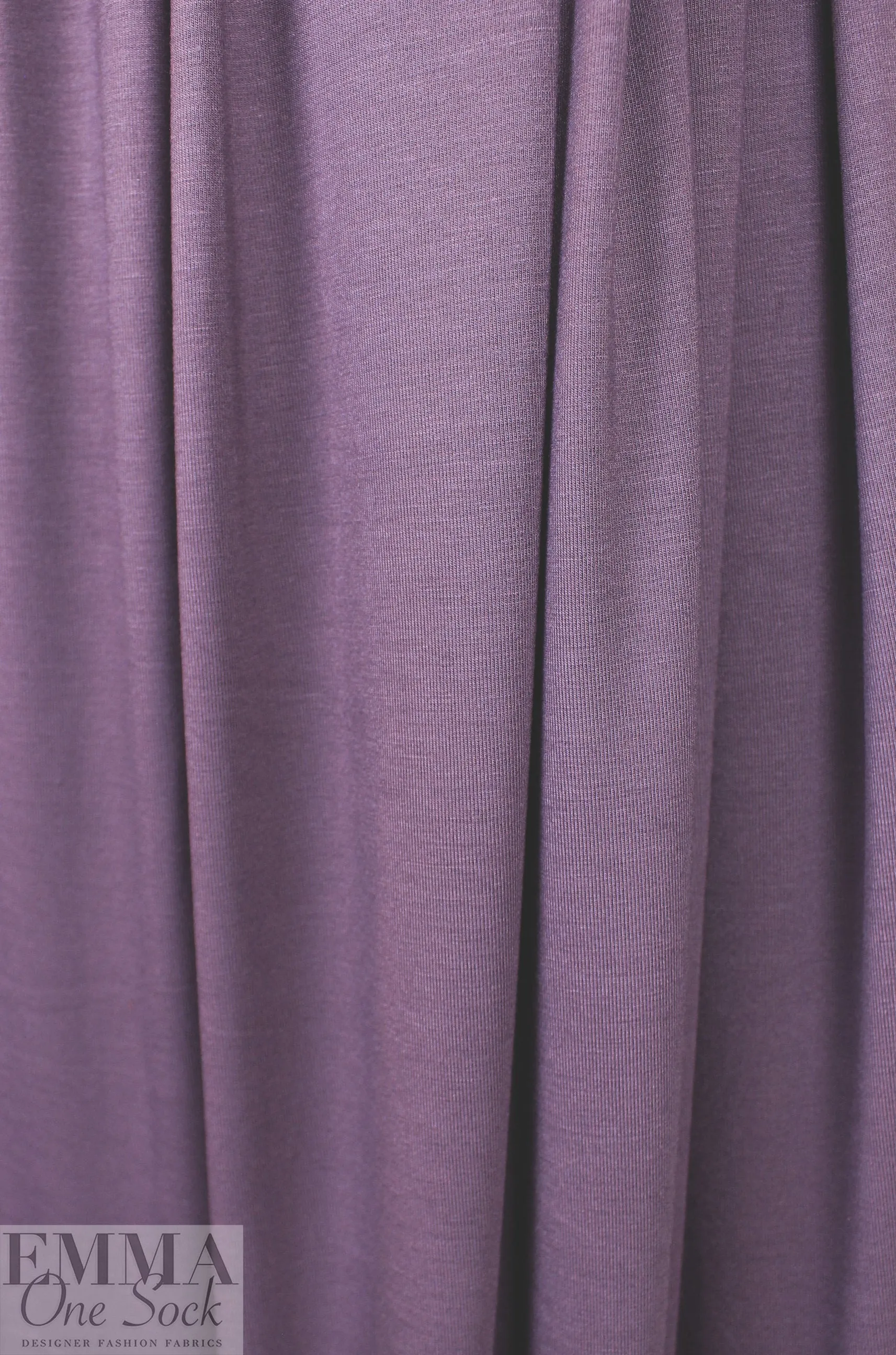 dusty grape Oeko-Tex bamboo/spandex 4-way jersey