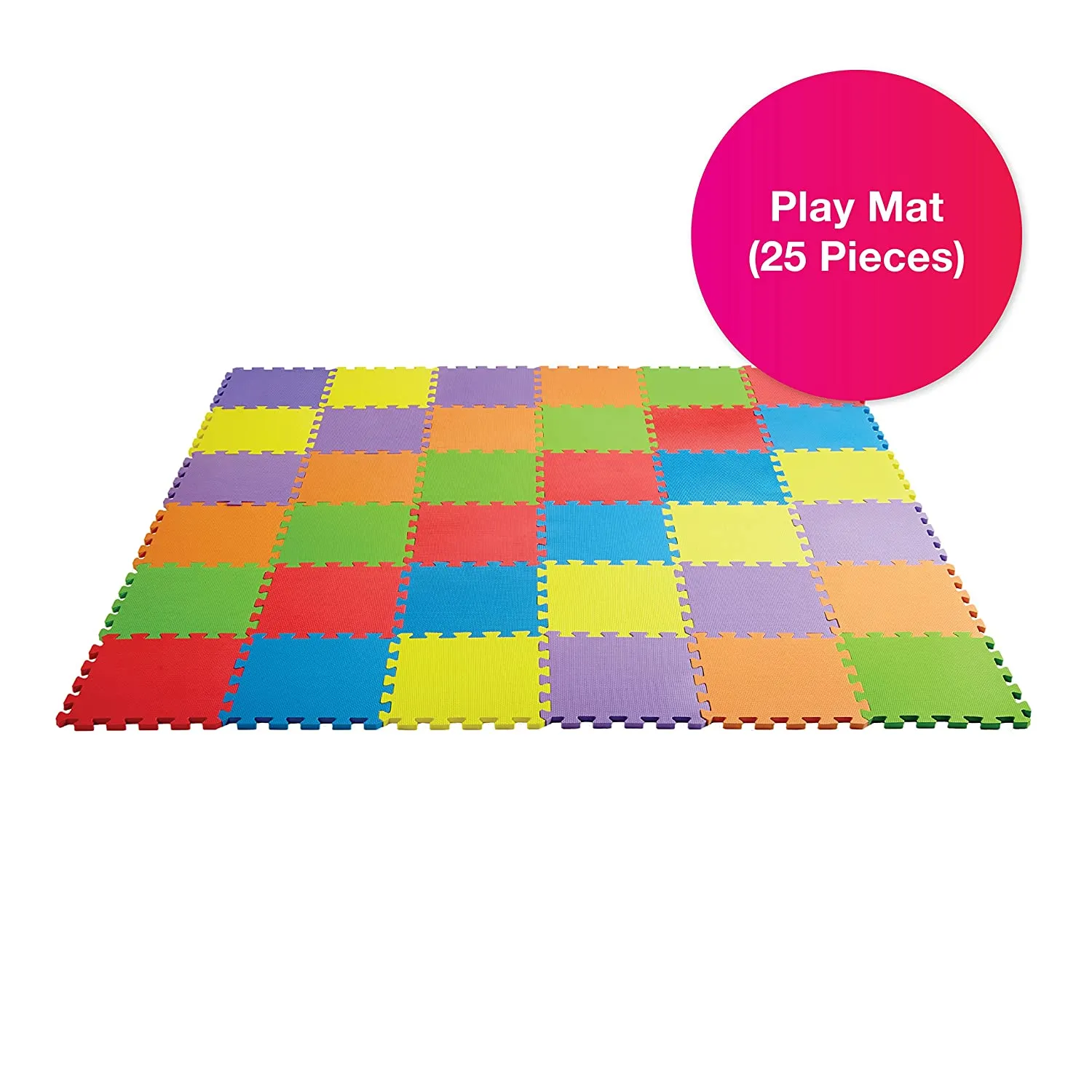 Edushape Edu - 25 Piece Foam Tile Play Mats