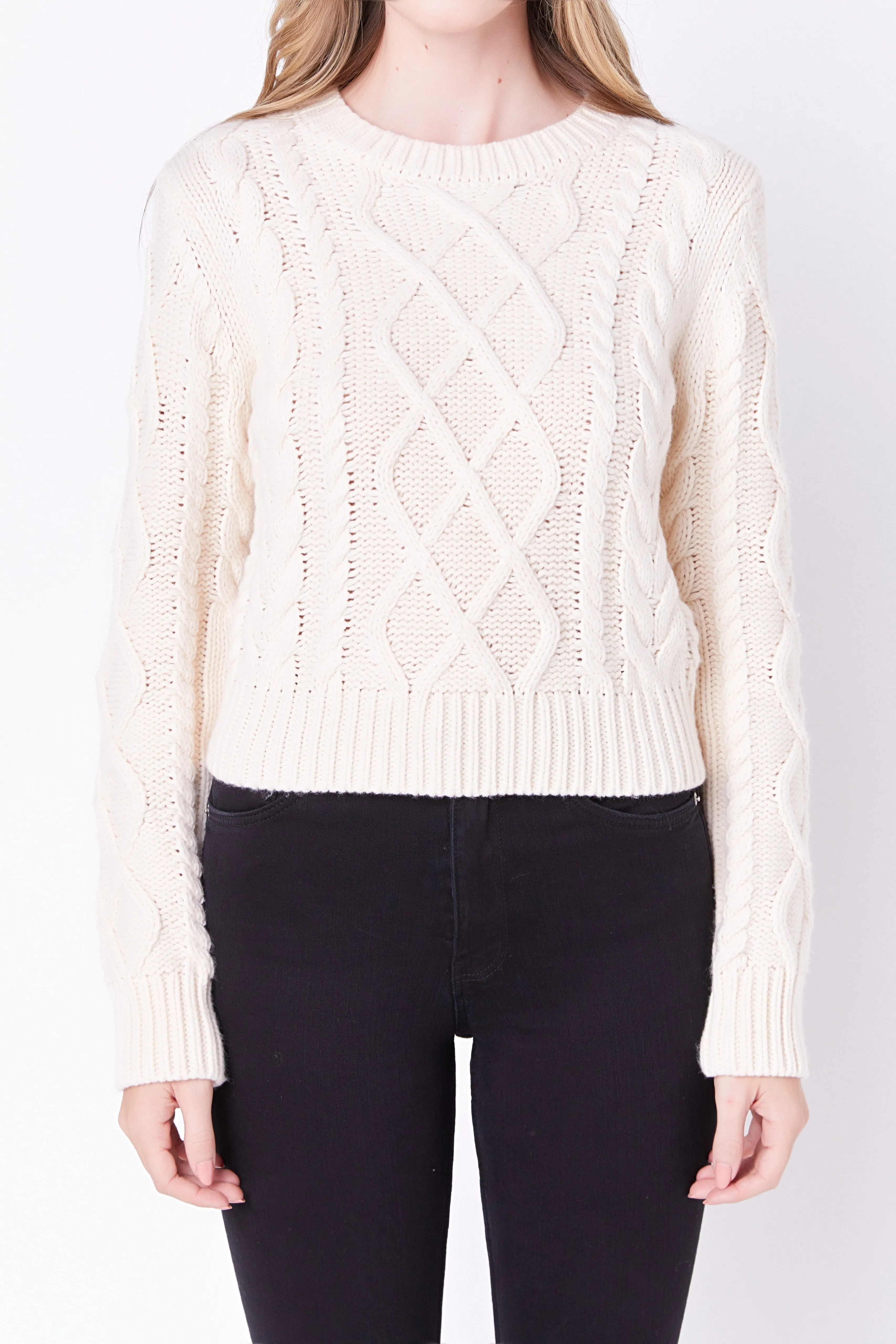 English Factory - Cable-Knit Sweater