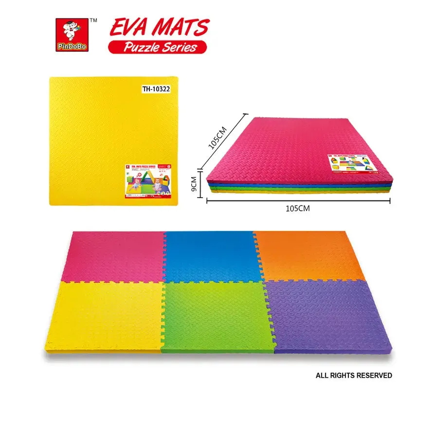 Eva Mat 1m leaf pattern large floor mat 4pcs