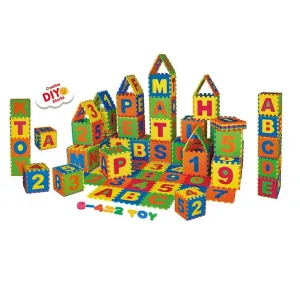 Eva Mat Boxed EVA English letters and numbers floor mat puzzle 36pcs