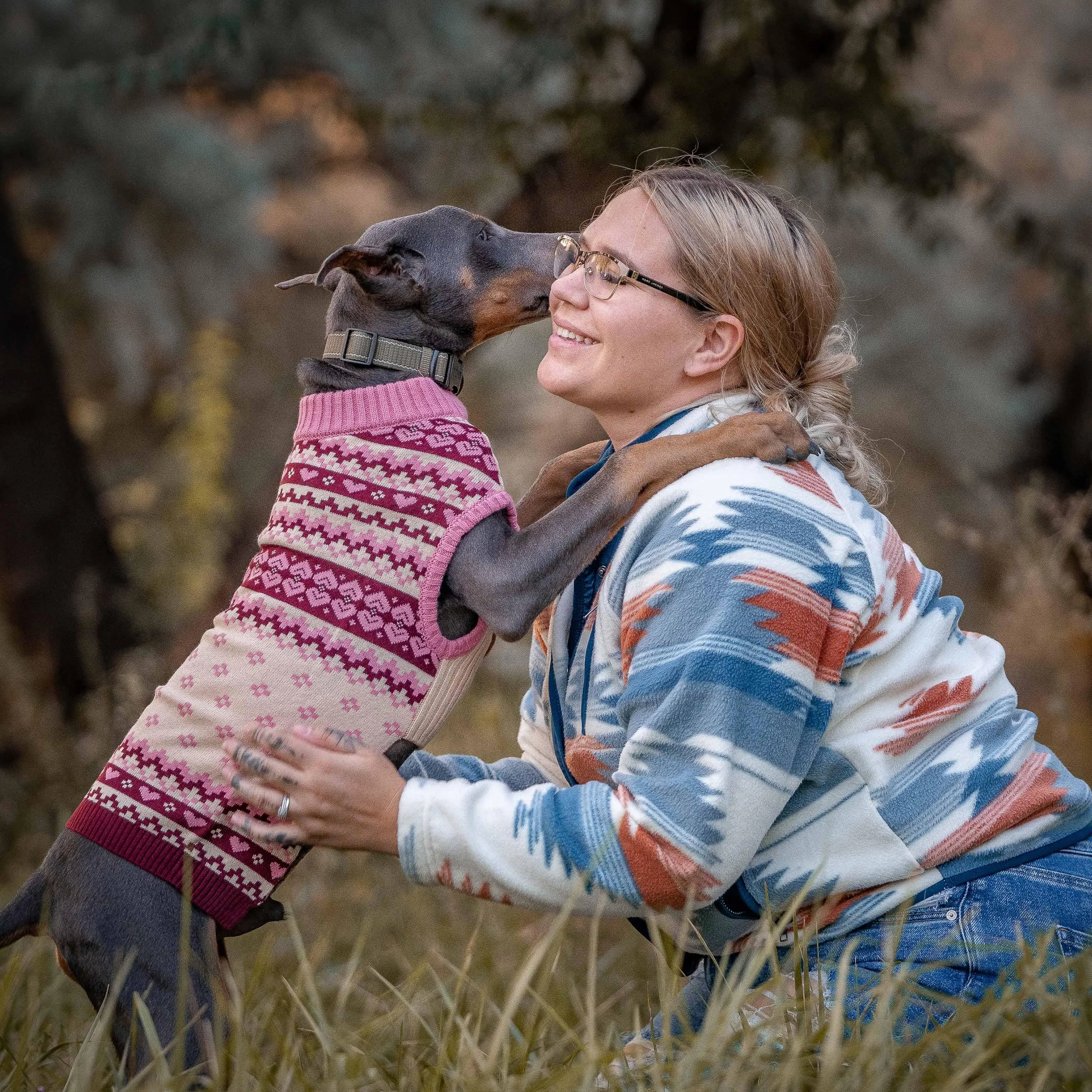 Fair Isle Dog Sweater