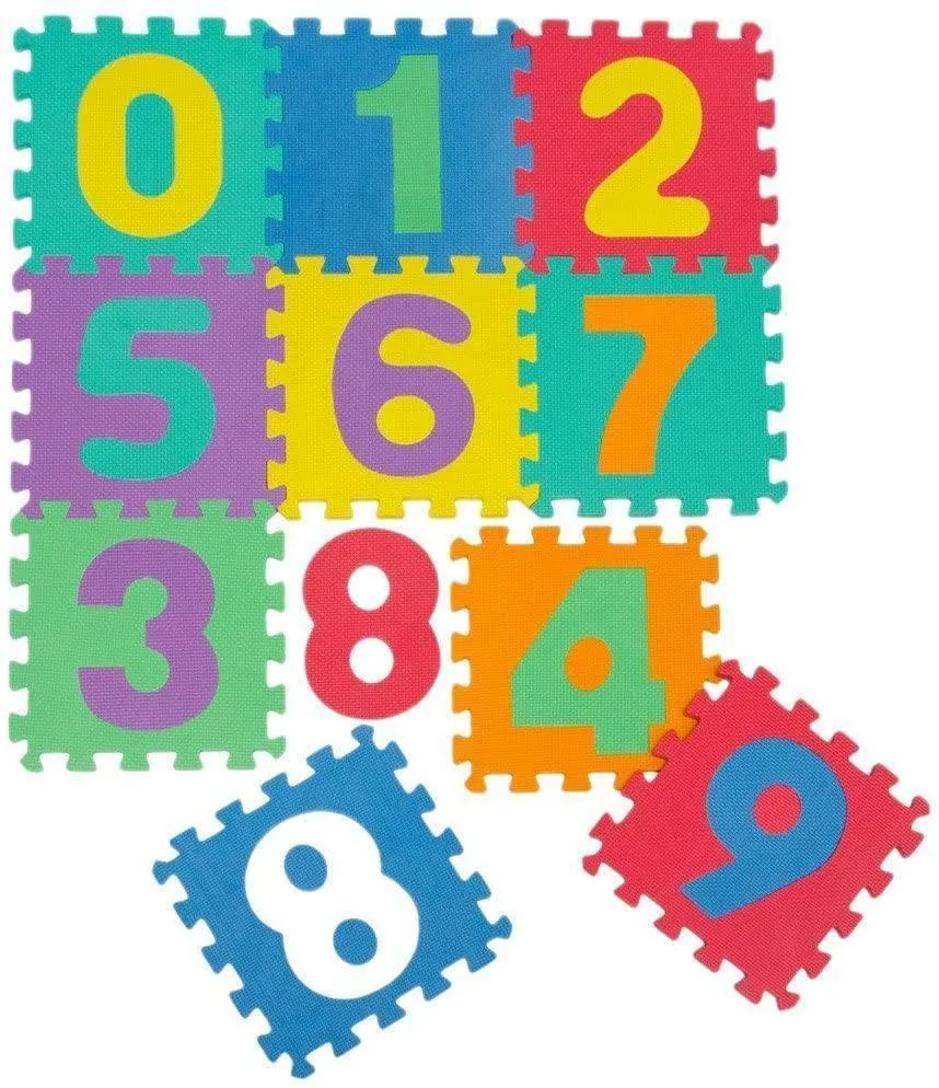 Foam Floor Numbers Puzzles EVA Interlocking Mat for Kids