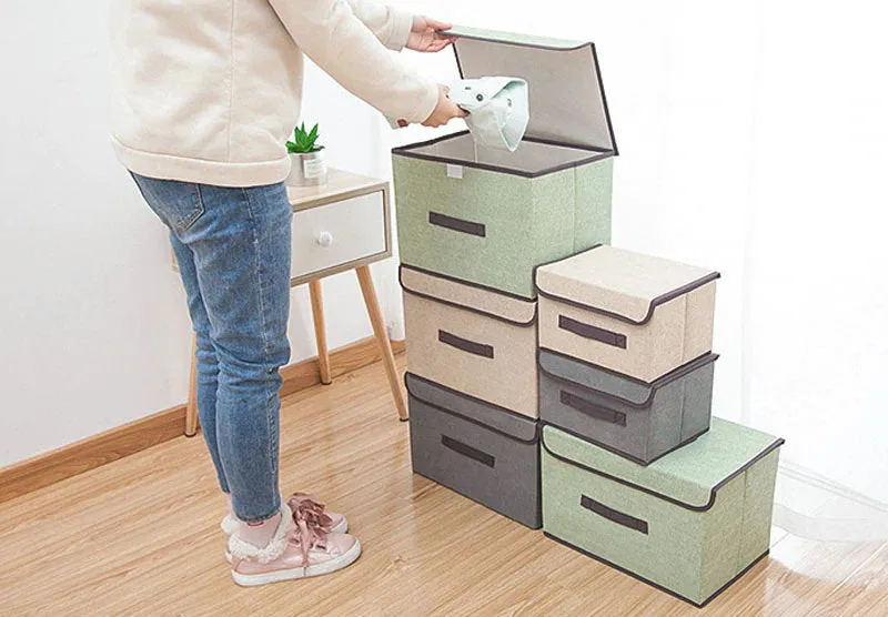 Foldable Storage Basket for Organizing Home, Shelf, Gifts, Baby Nursery, Storage Bin, Closet, Home Organizer, Stationary Storage Box, Desk