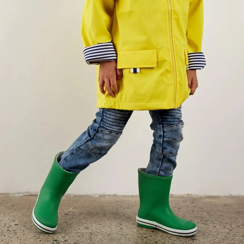 French Soda Kids Rubber Gumboot - Green