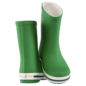 French Soda Kids Rubber Gumboot - Green