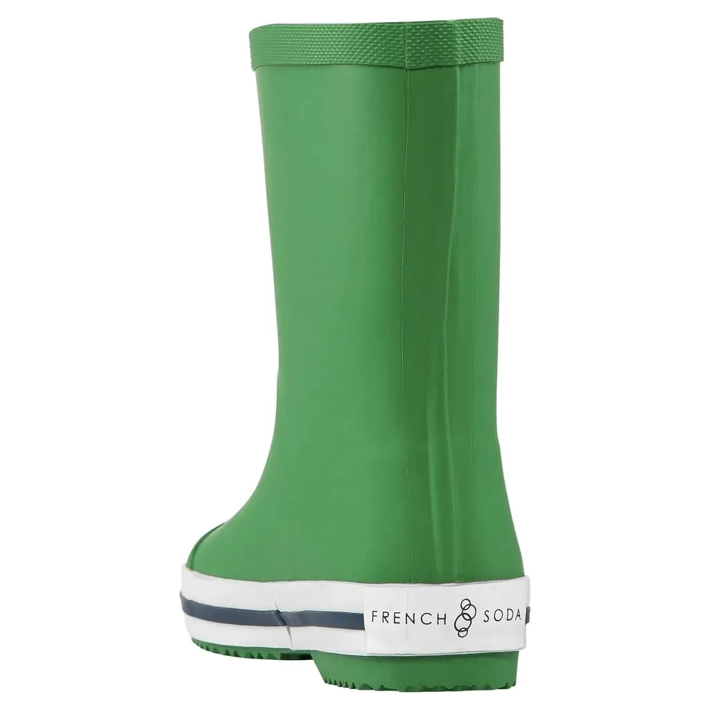 French Soda Kids Rubber Gumboot - Green