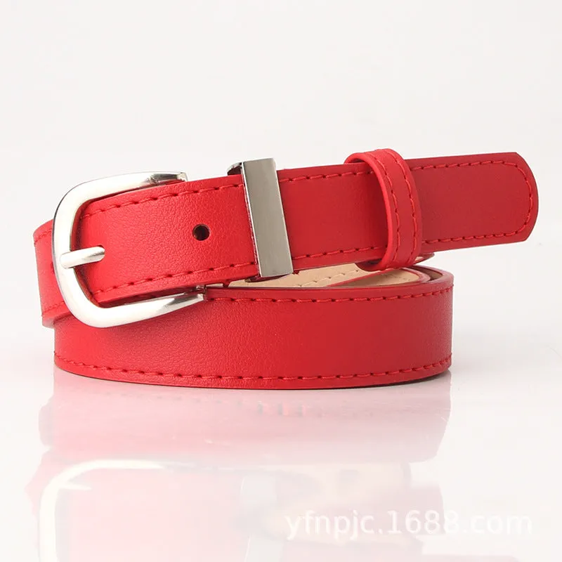 Girls' Belt Simple Student Belt with Jeans Clothing Decoration