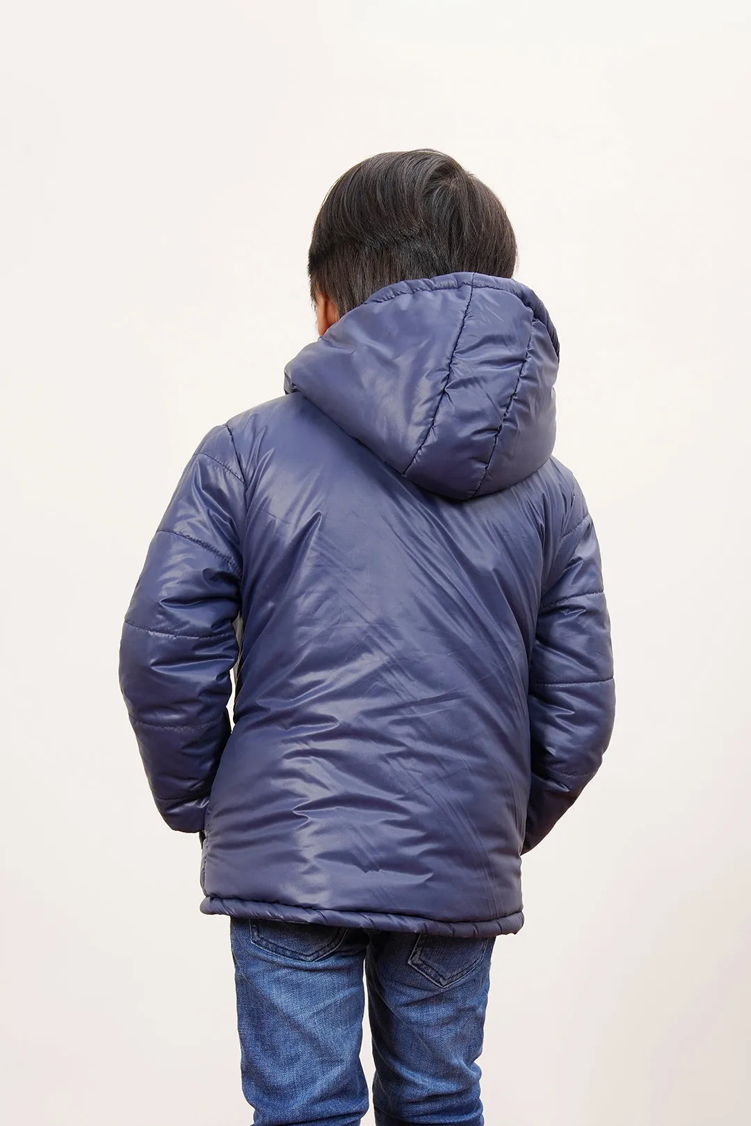 Glasgow Puffer Zipper Jacket With Hood