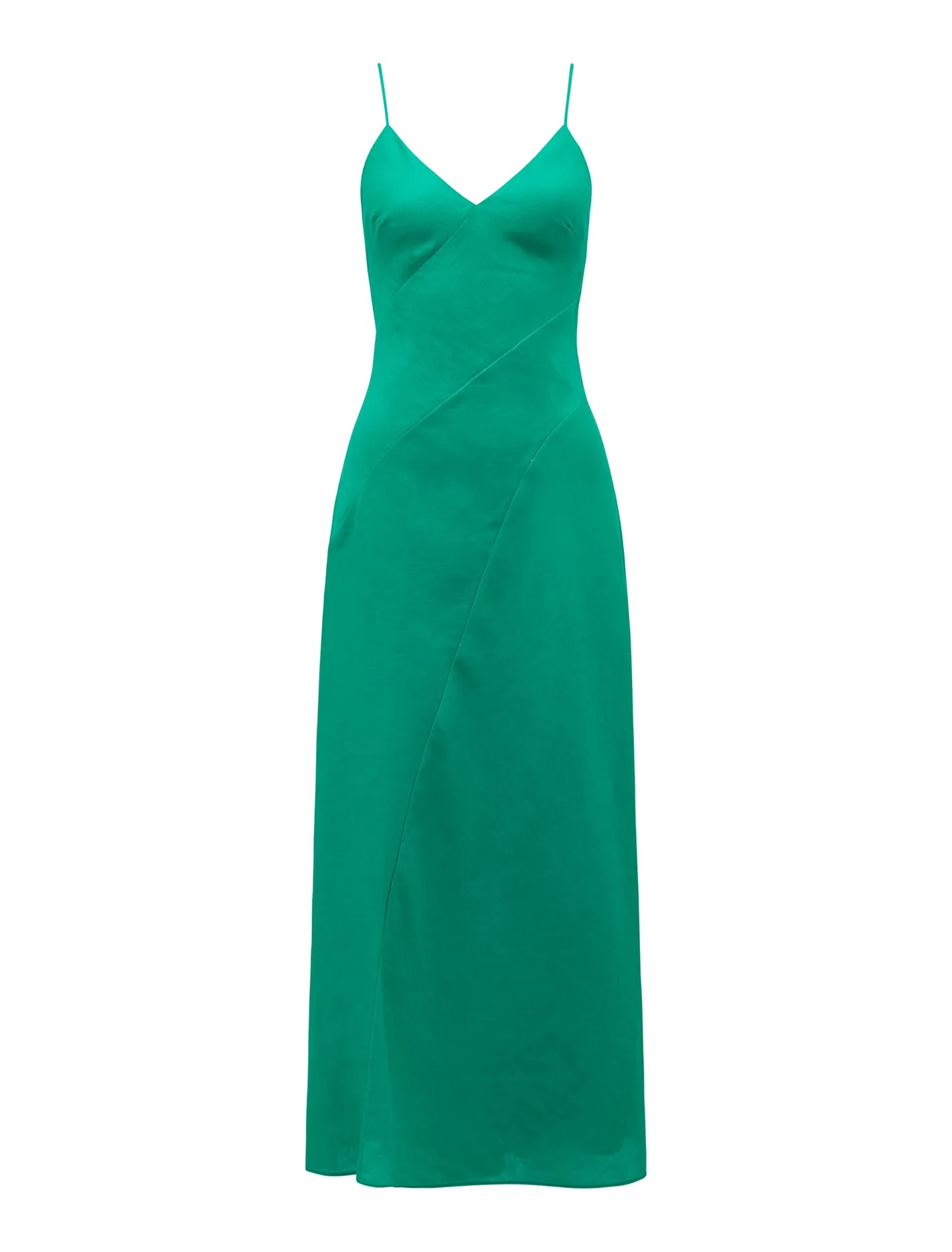 Hattie Asymmetric Seam Midi Dress