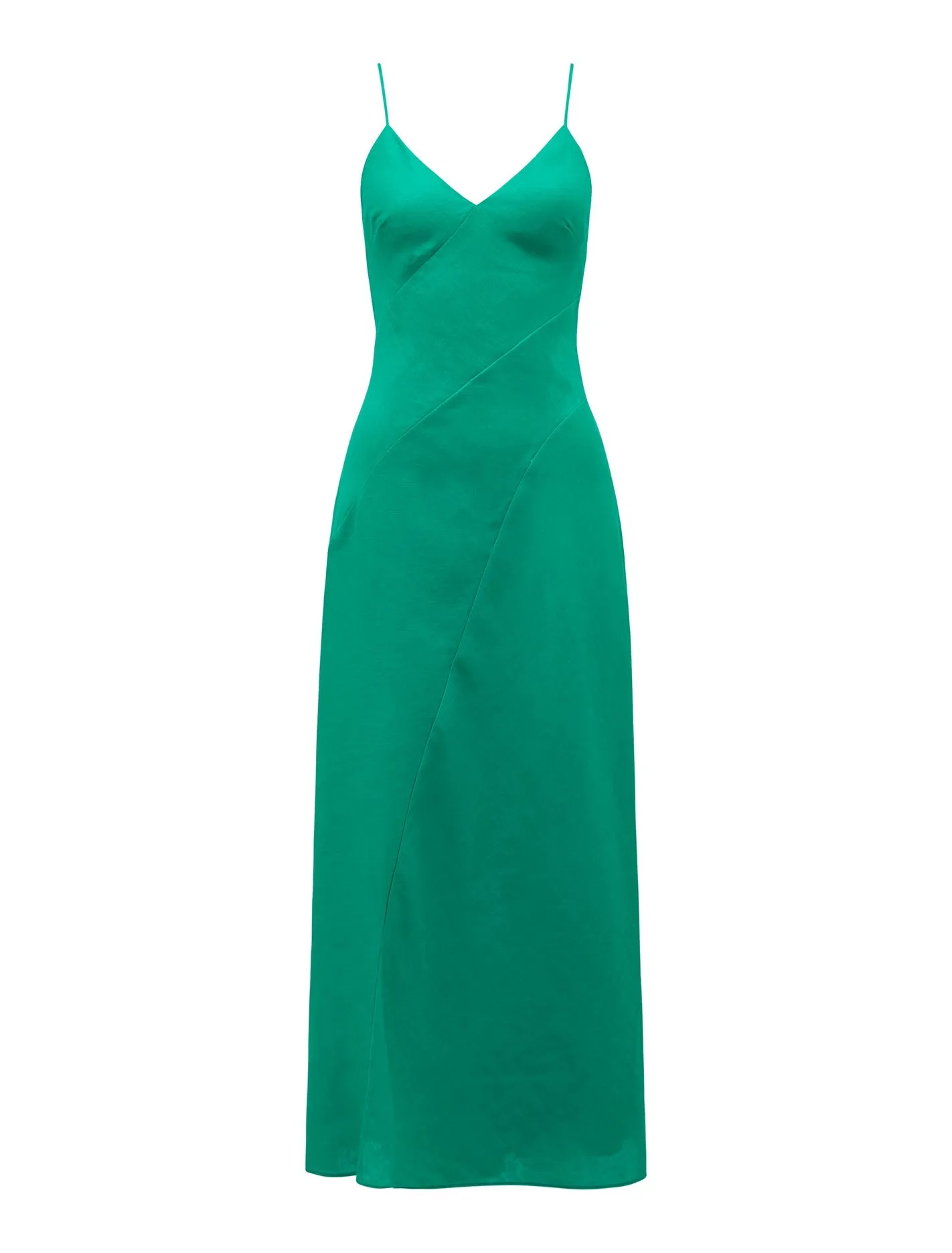 Hattie Asymmetric Seam Midi Dress