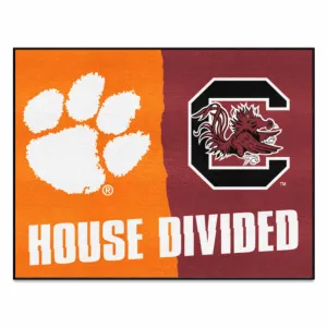 House Divided - Clemson / South Carolina House Divided House Divided Rug - 34 in. x 42.5 in.