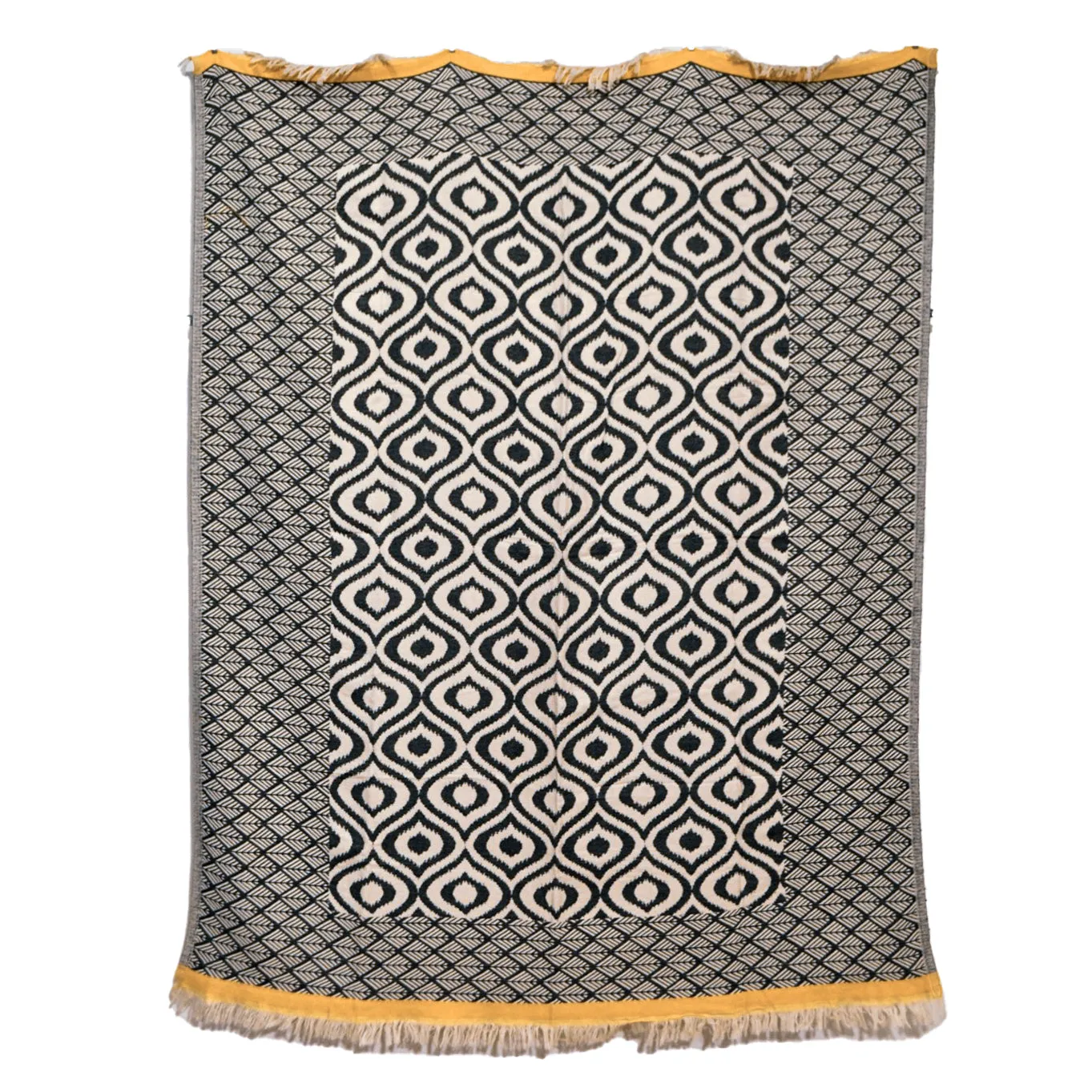 Ikat Design Turkish Towel Throw Blanket