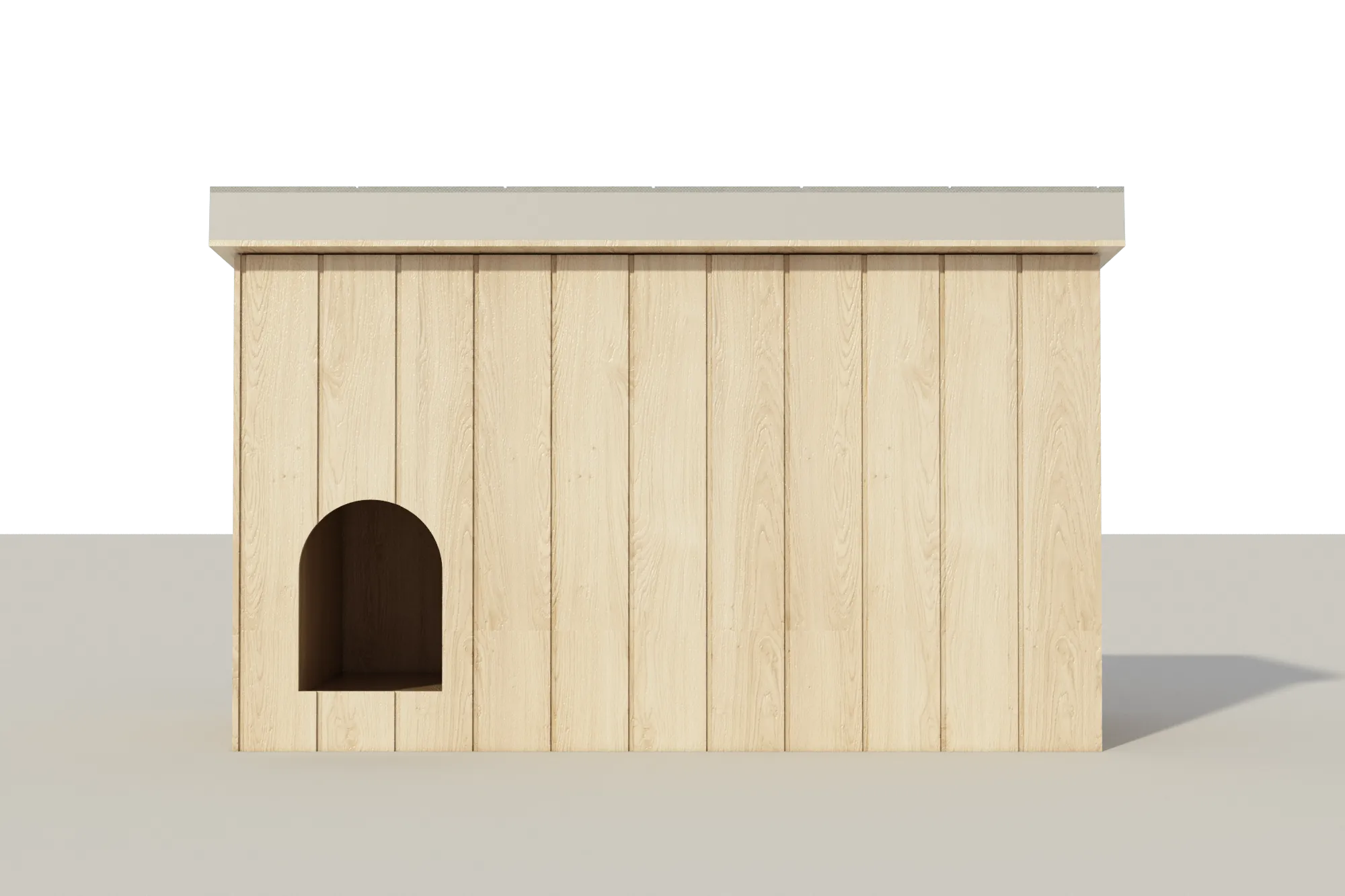 Large Dog House DIY Plans Outdoor Wooden Pet Shelter Kennel Doghouse All Weather