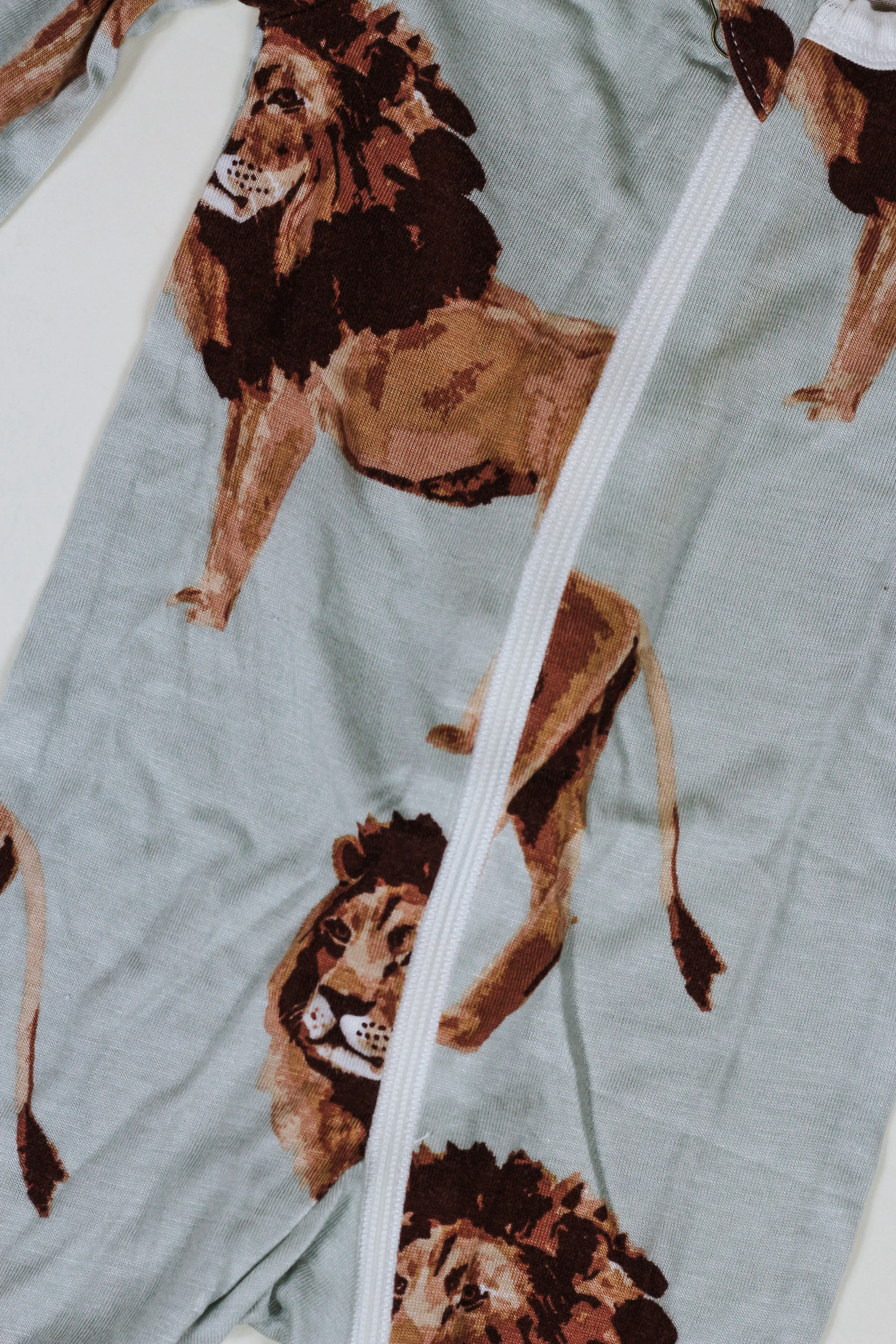 Lion Bamboo Zipper Pajama