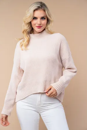 Long Sleeve Mock Neck Sweater