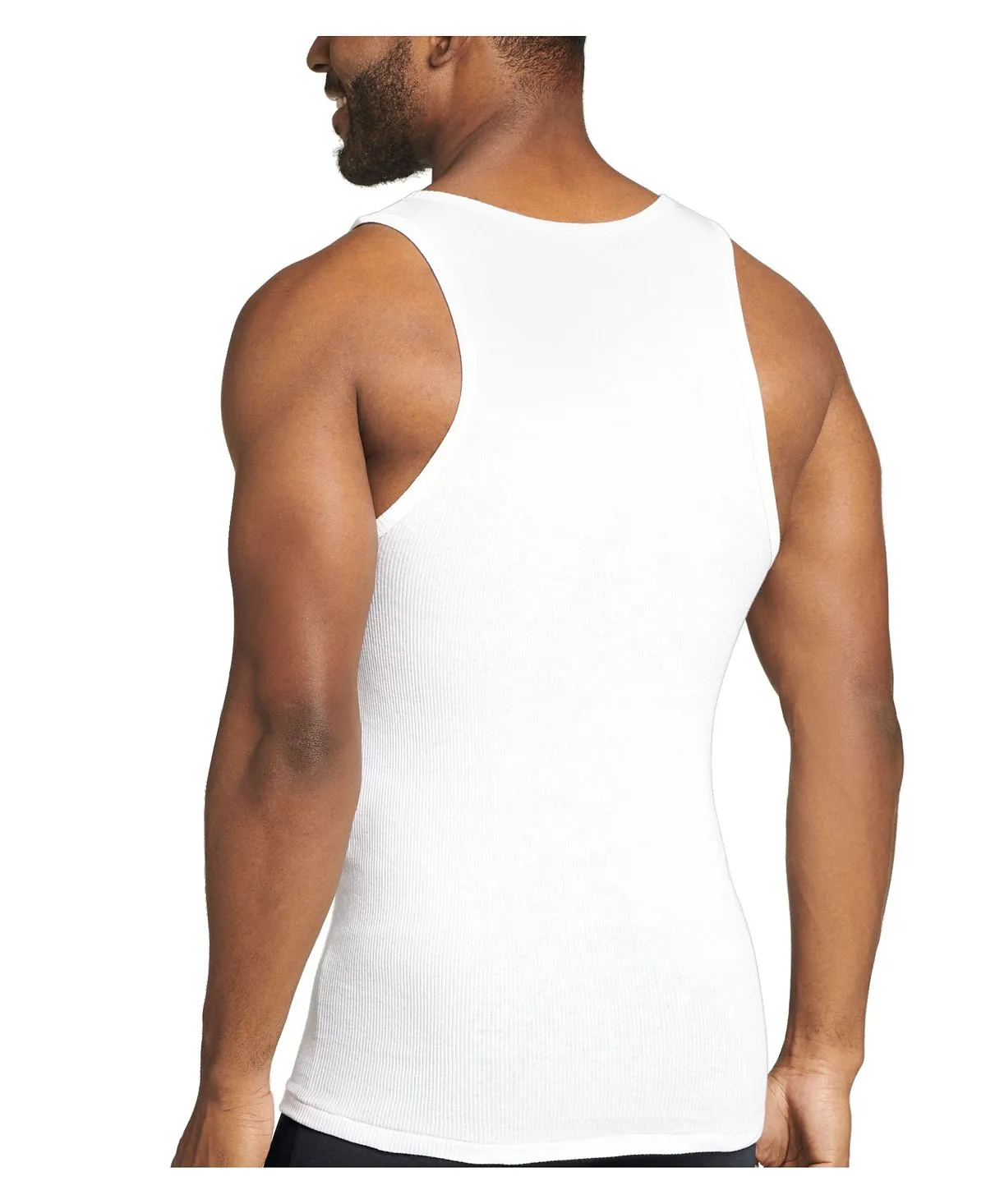 Men's Cotton Tank Shirt Pack of 3 Jockey, white