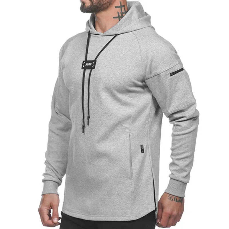 Men's Pullover Hoodie Sports Tops Spring Autumn Soft Breathable Sweat-absorbing Sports Tops Outdoor Casual Basketball Training Running Fitness Weatwear