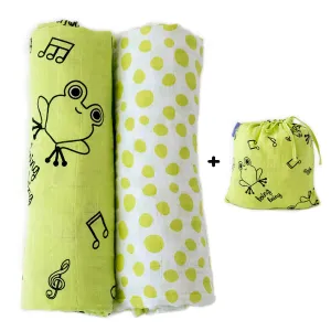 Milk&Moo Cacha Baby 100% Cotton Swaddle Blanket