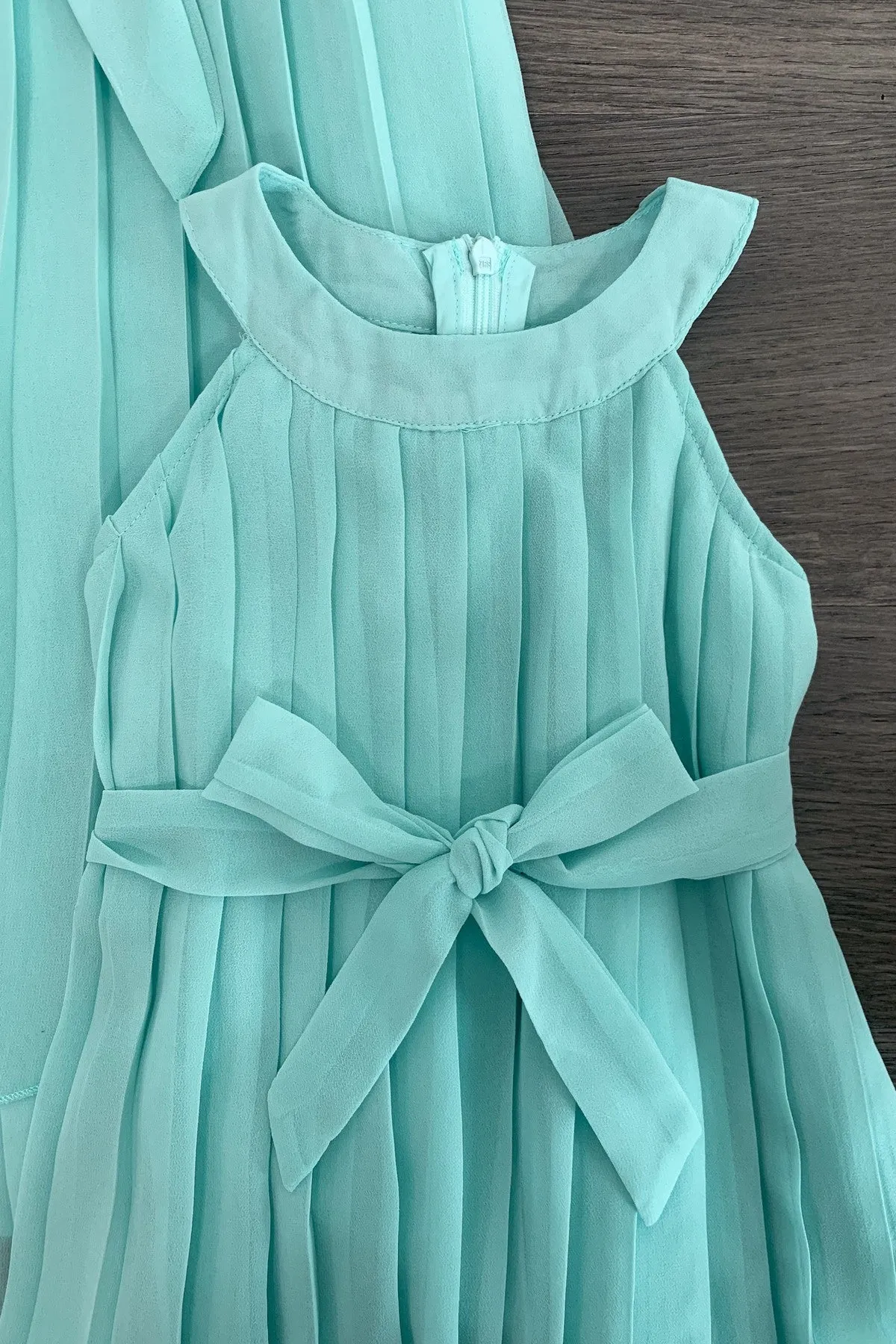 Mom & Me - Mint Sleeveless Dress