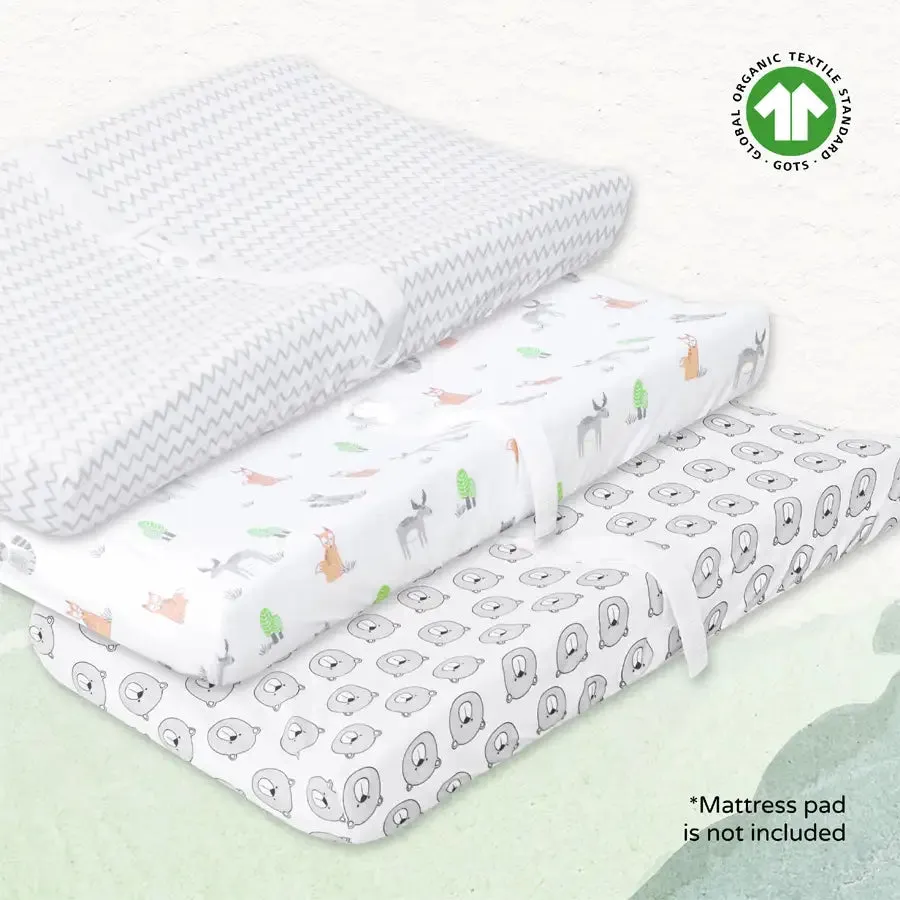 Moon Changing Pad Cover (Pack of 3)