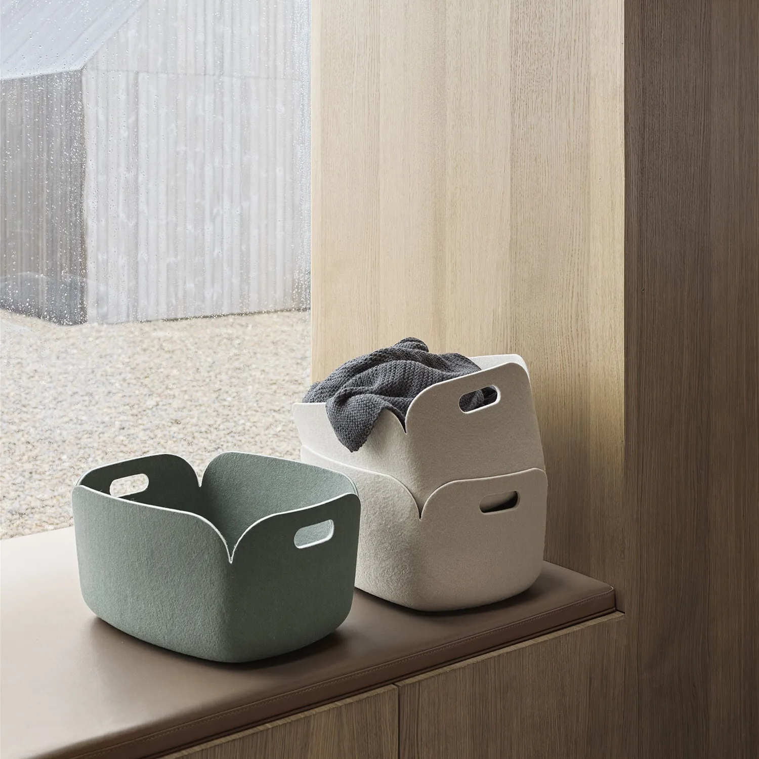 muuto | restore basket | dusty green