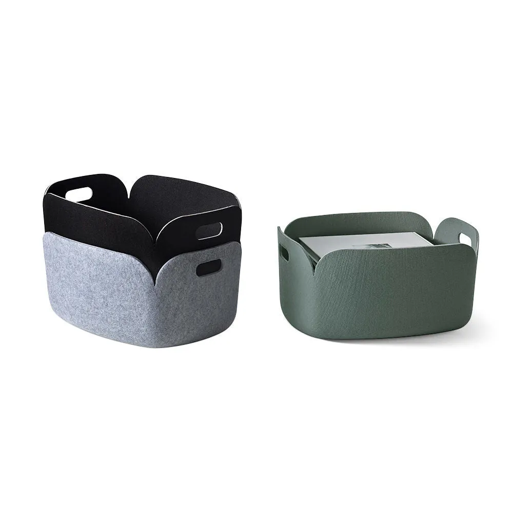 muuto | restore basket | dusty green