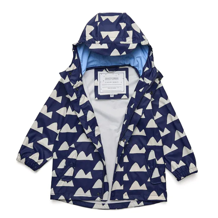 Navy Peak to Peak Raincoat