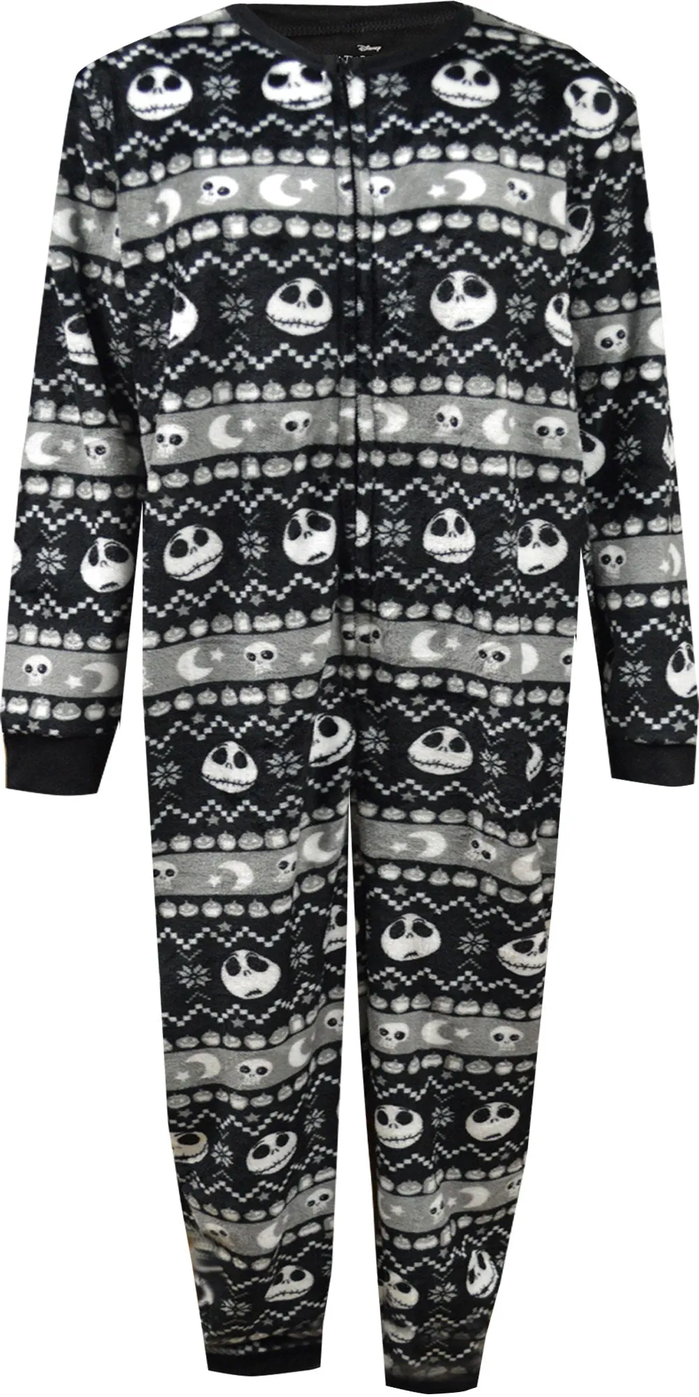 Nightmare Before Christmas Jack Skellington Plush Onesie Pajama