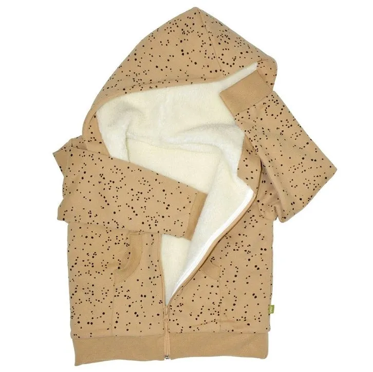 Nui Organics Organic Cotton Fleece Hoodie - Toffee