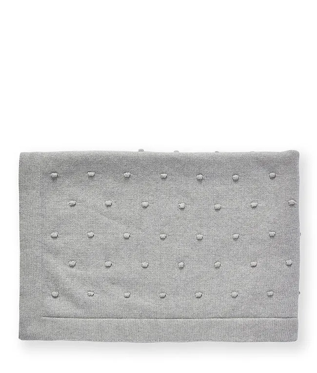 Personalised Baby Blanket - Bobble Grey