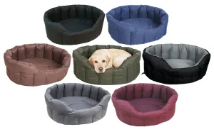 Pets & Leisure Heavy Duty Waterproof Oval Softee Bed