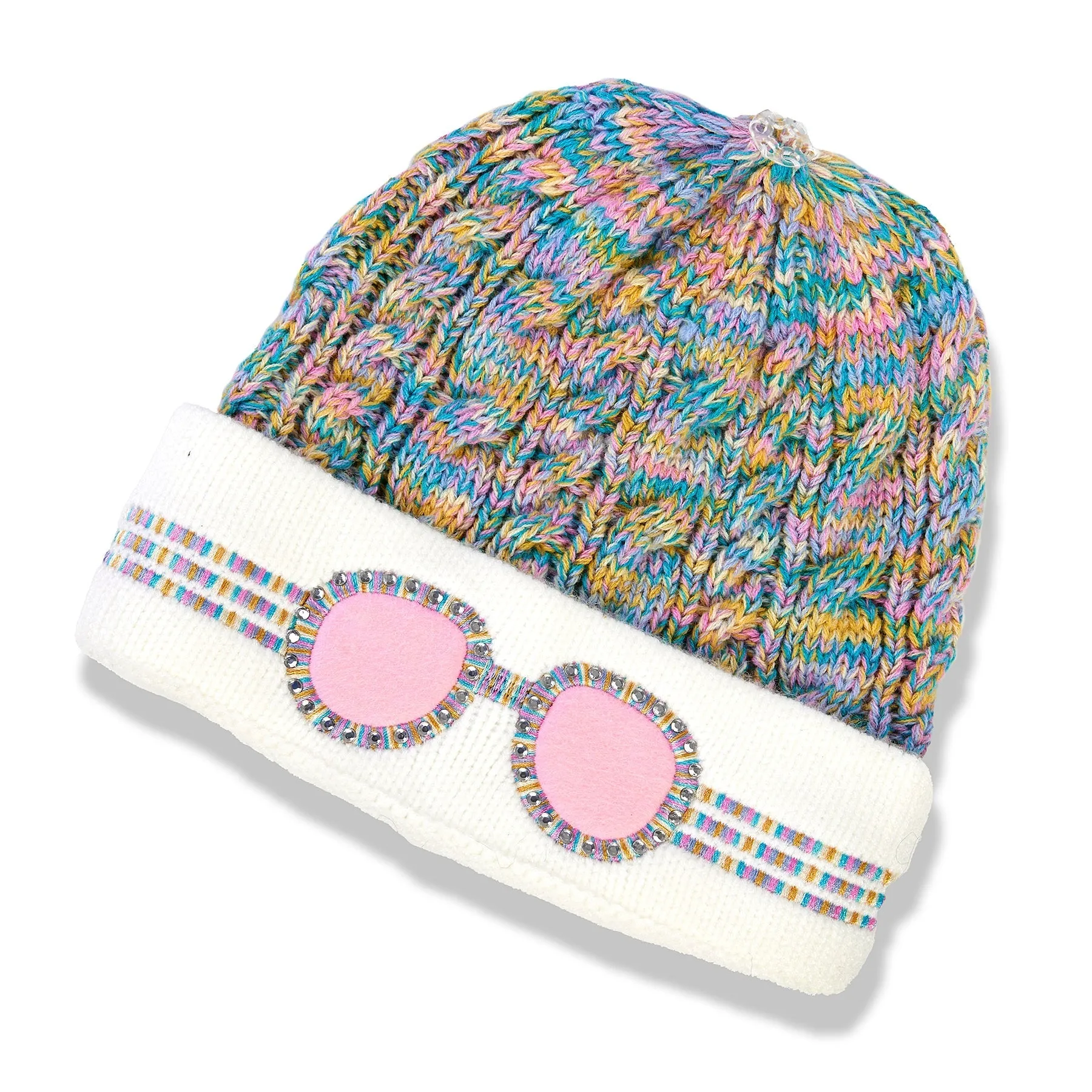 Rainbow Trail Knit Hat