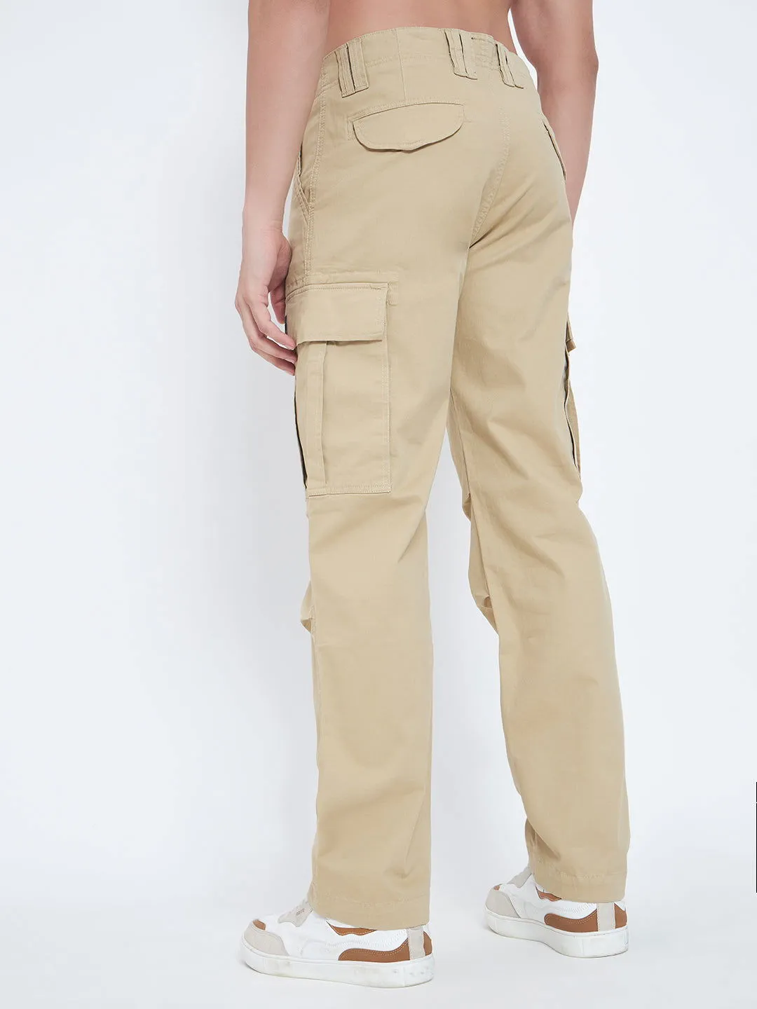 SAINTJONES-CREAM BAGGY CARGO