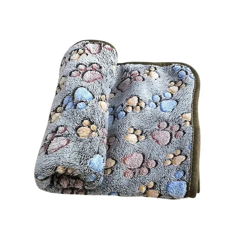 Soft Fluffy Quality Pet Blanket Cute Cartoon Pet Mat Warm and Comfortable Blanket for Cats and Dogs